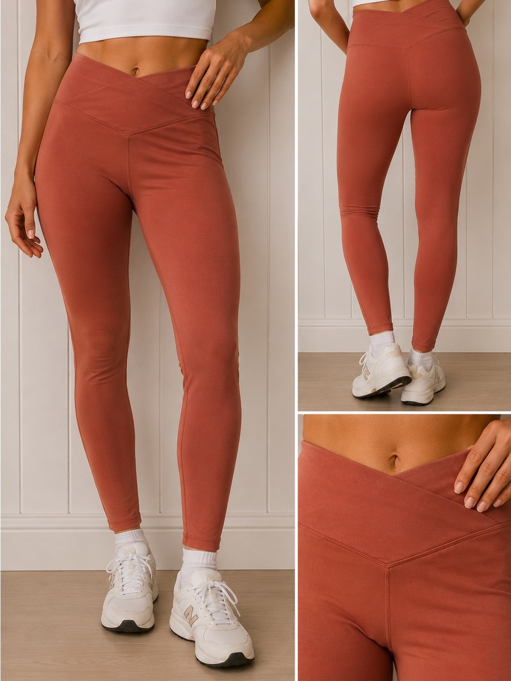 aerie Real Me Crossover Waist Leggings